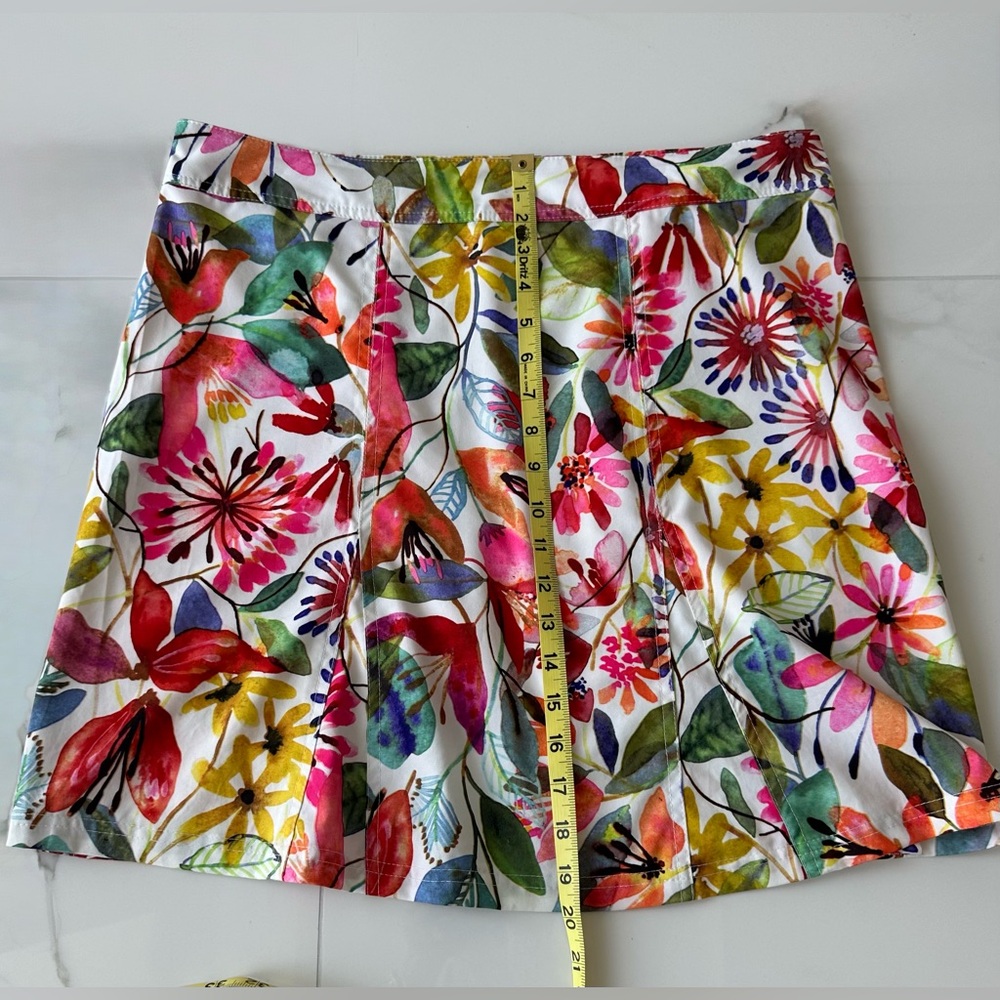 RipSkirt Hawaii Wildflower Watercolor Floral, Length 2, Wrap Skirt, EUC, Sz.L - Picture 10 of 12
